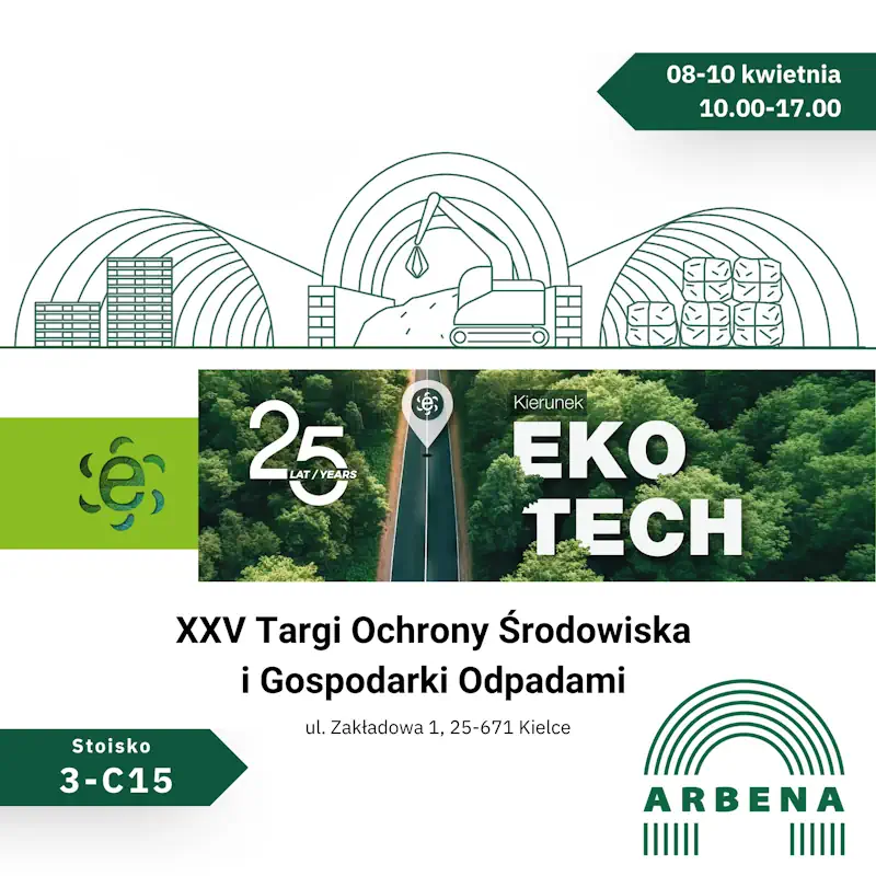 Zaproszenie na stoisko 3-C15 na targach EKOTECH