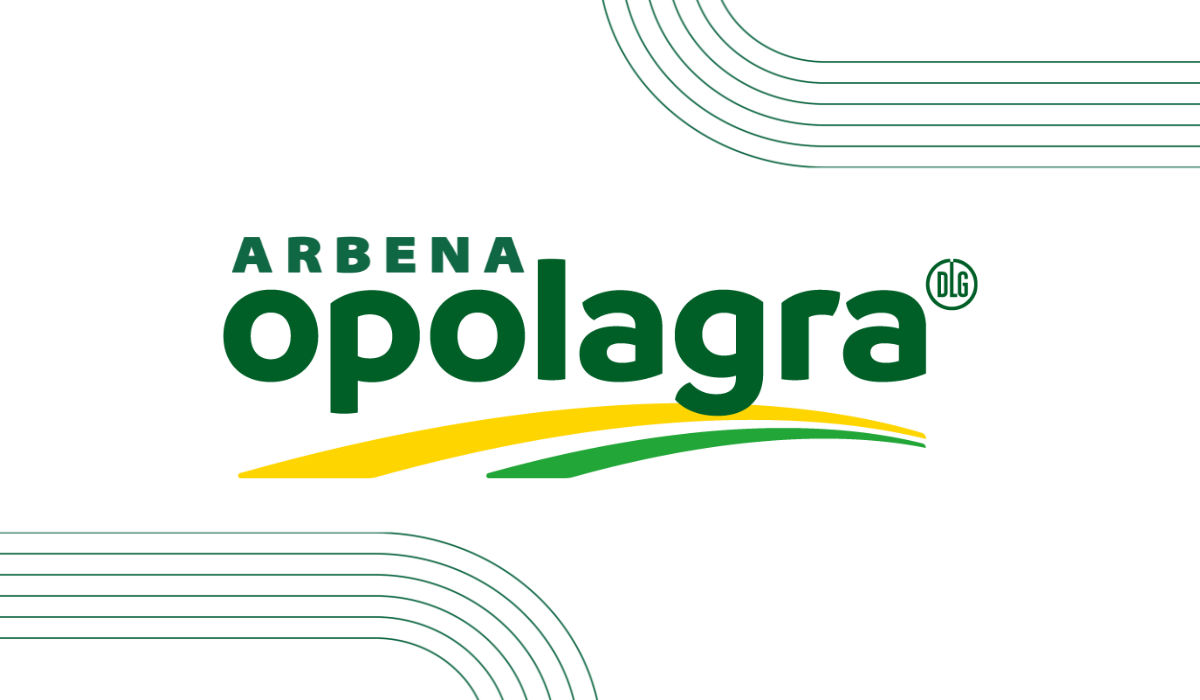 Logo targów Opolagra połączone z logiem firmy Arbena